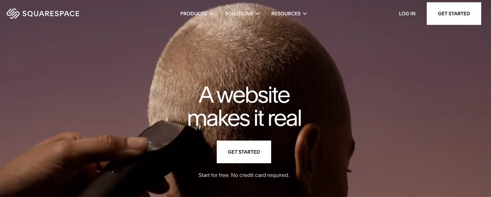 squarespace landing page