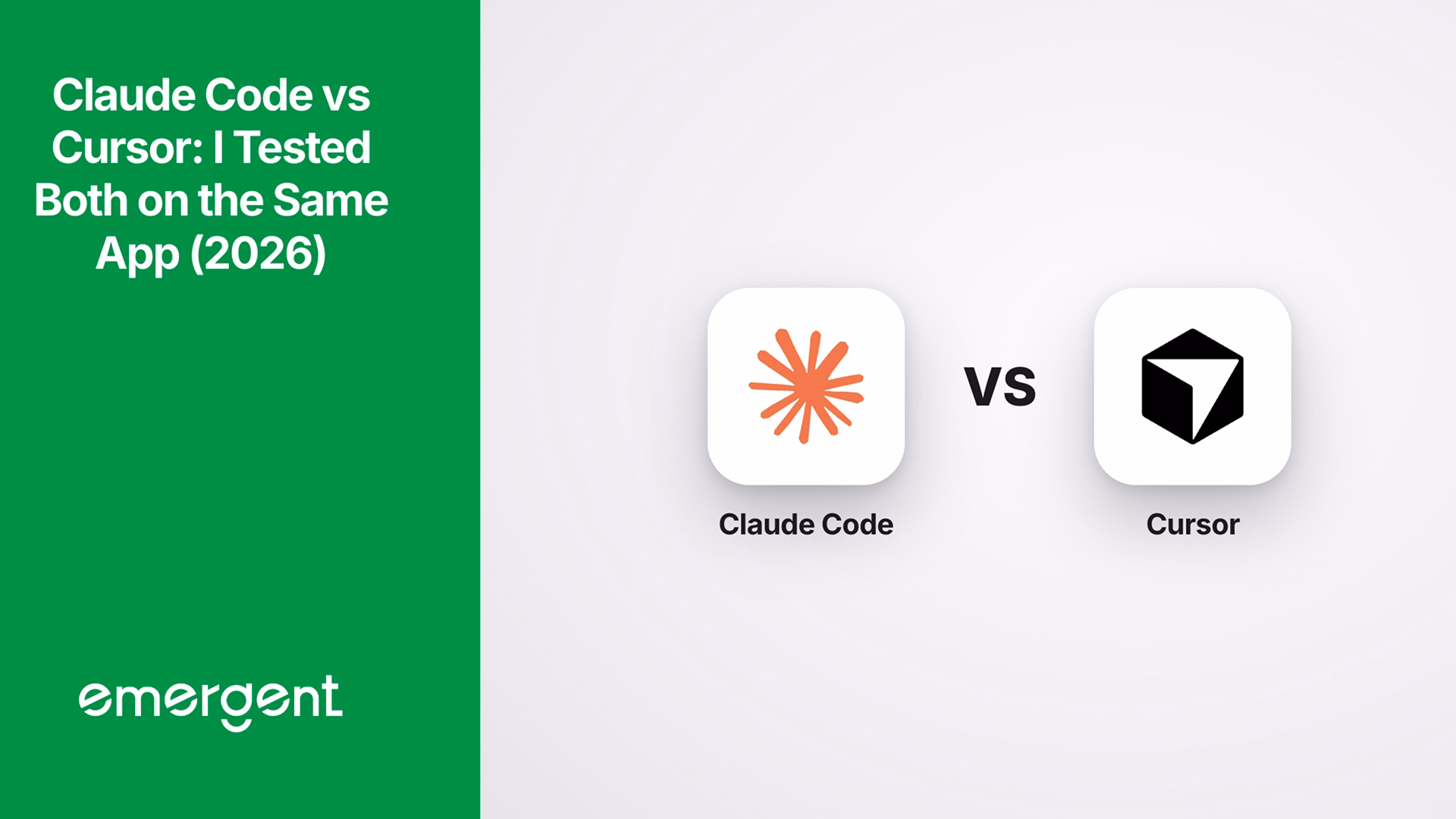 Claude Code vs Cursor: I Tested Both on the Same App (2026)