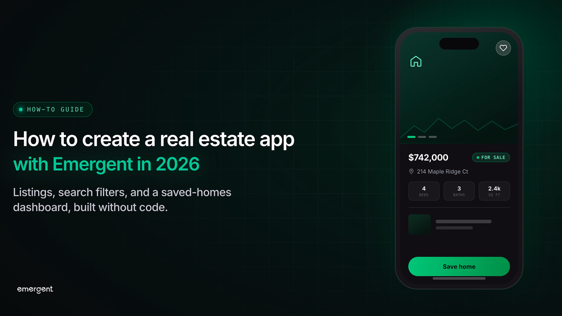 how to create a real estate app