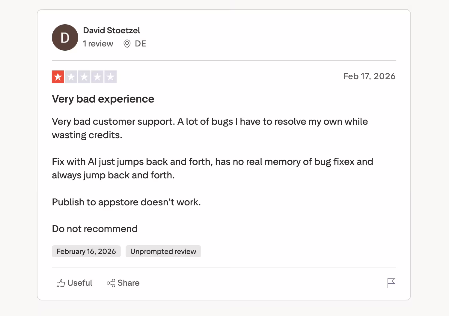 rork user review david