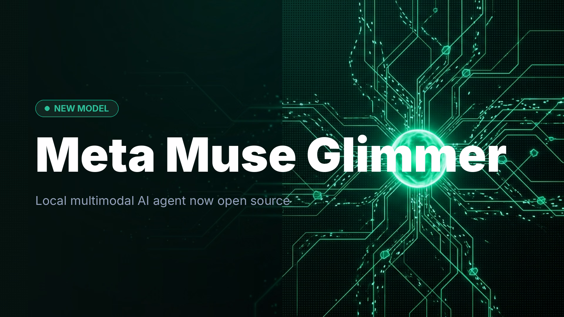 Meta Muse Glimmer: Open Source Multimodal AI Agent Launches