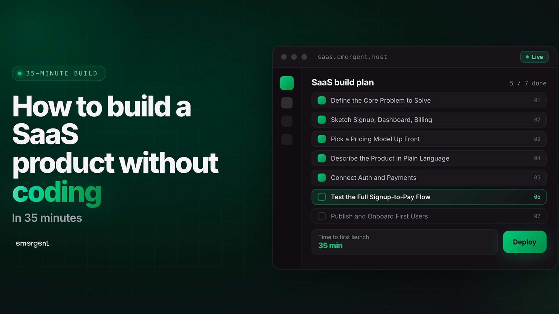 how to build a saas product without coding
