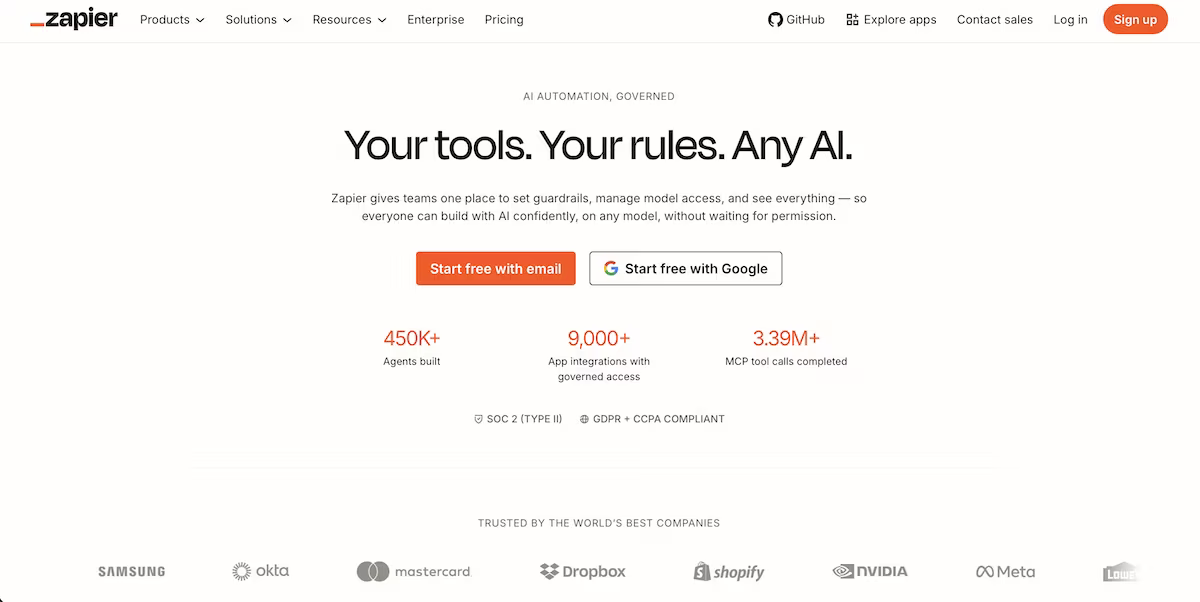 zapier best for routing work between the apps you already use