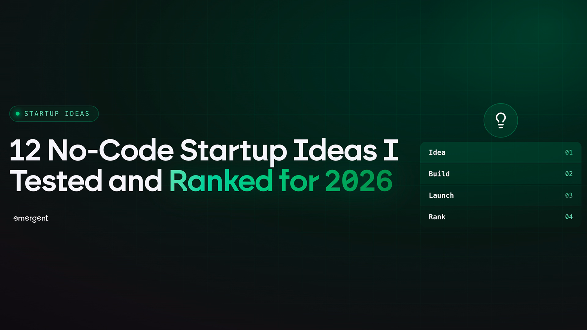 no code startup ideas