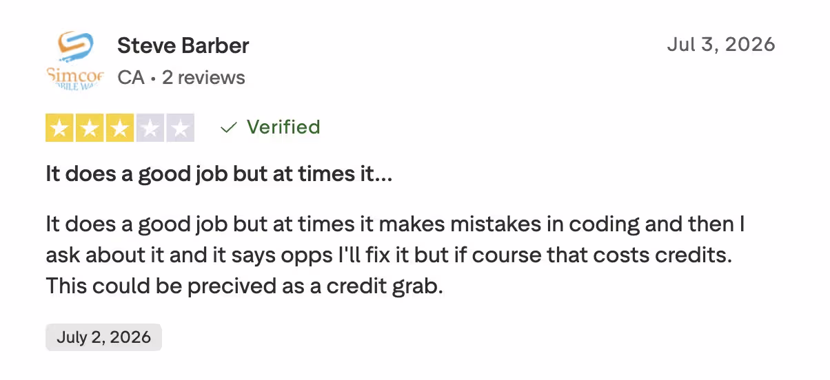 steve barber review of emergent on trustpilot