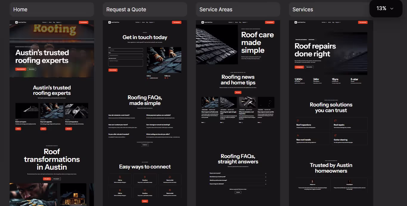 webflow ai builder prompt