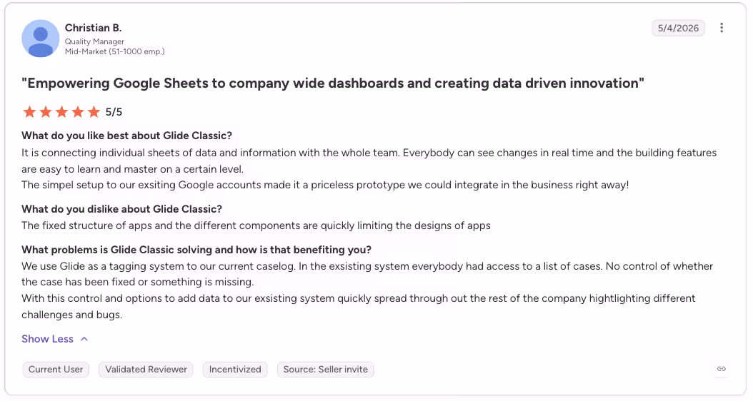 glide reviews review by christian