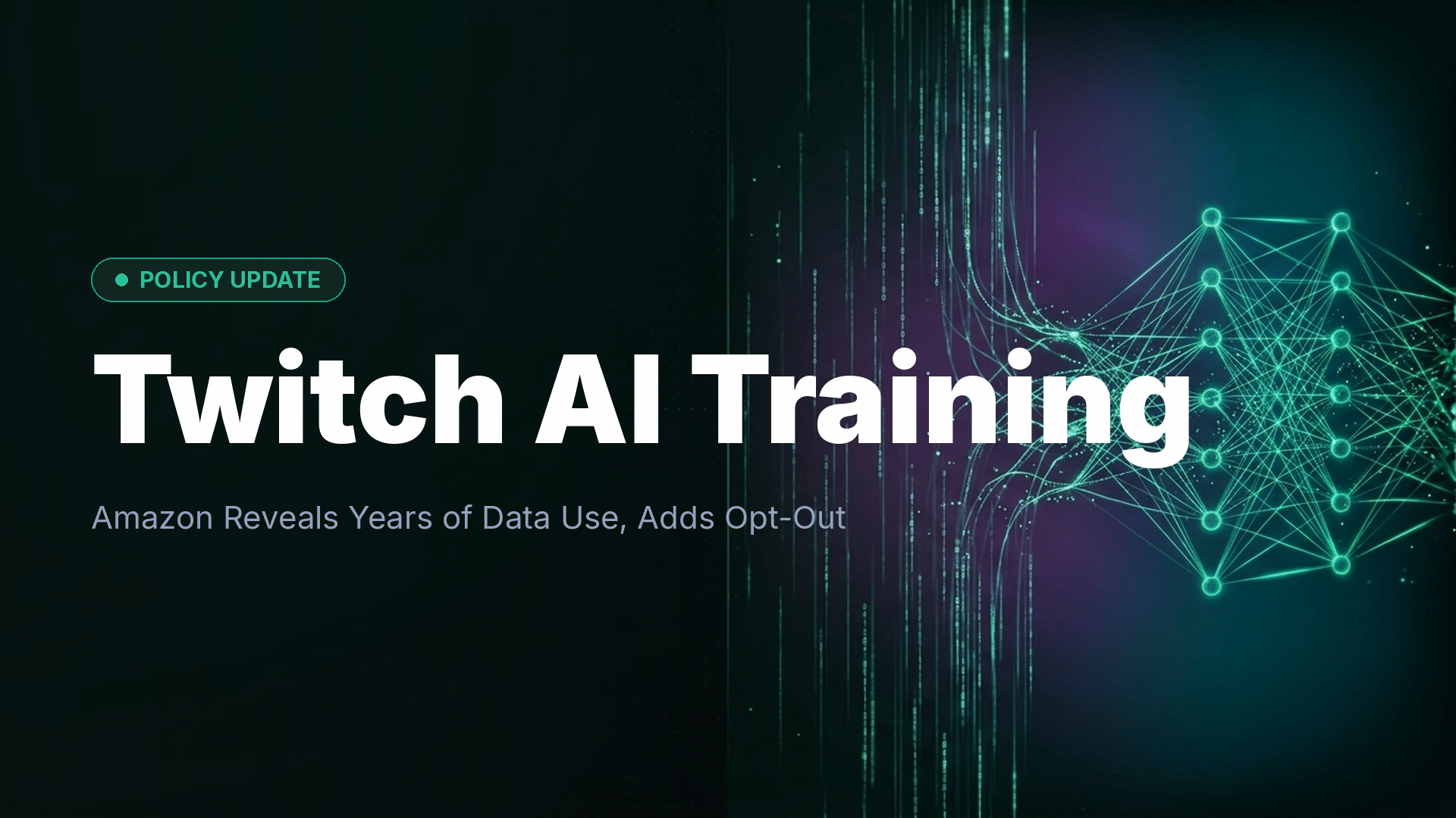 Twitch AI Training Opt-Out Now Available for Streamers