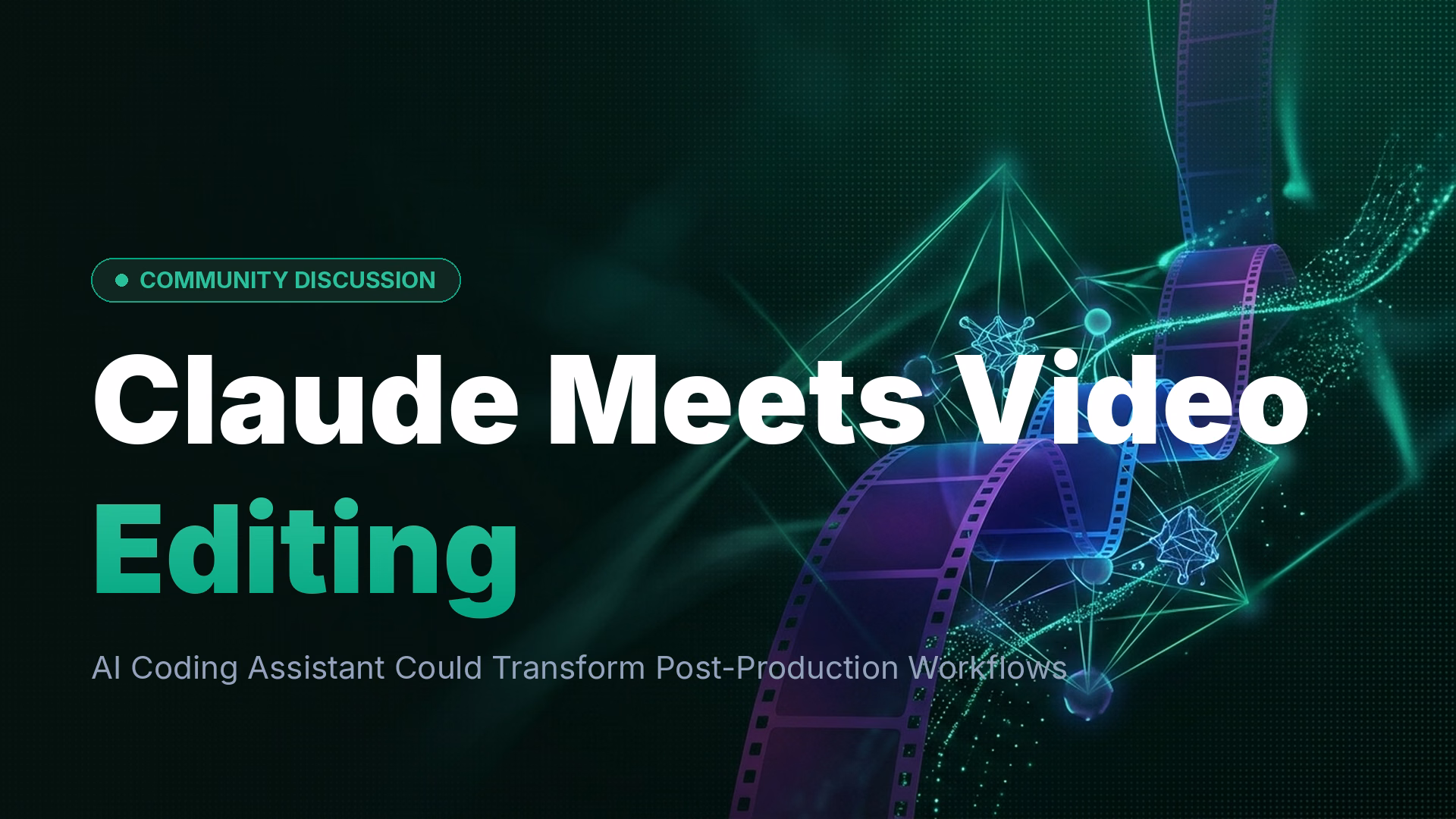 Claude Code for Video Editing: What Tasks Would You