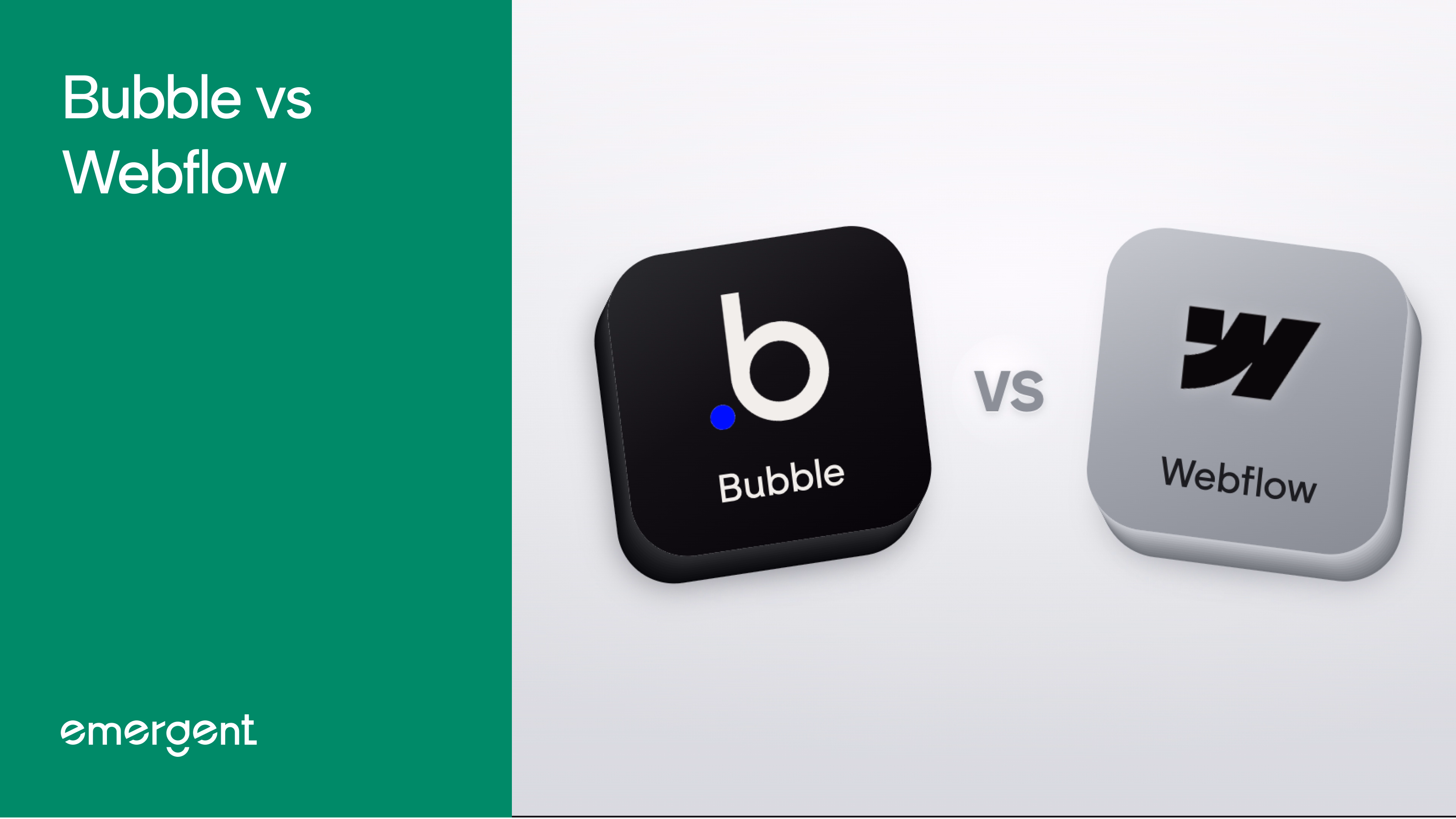 Bubble vs Webflow: Same Brief, Two Free Accounts