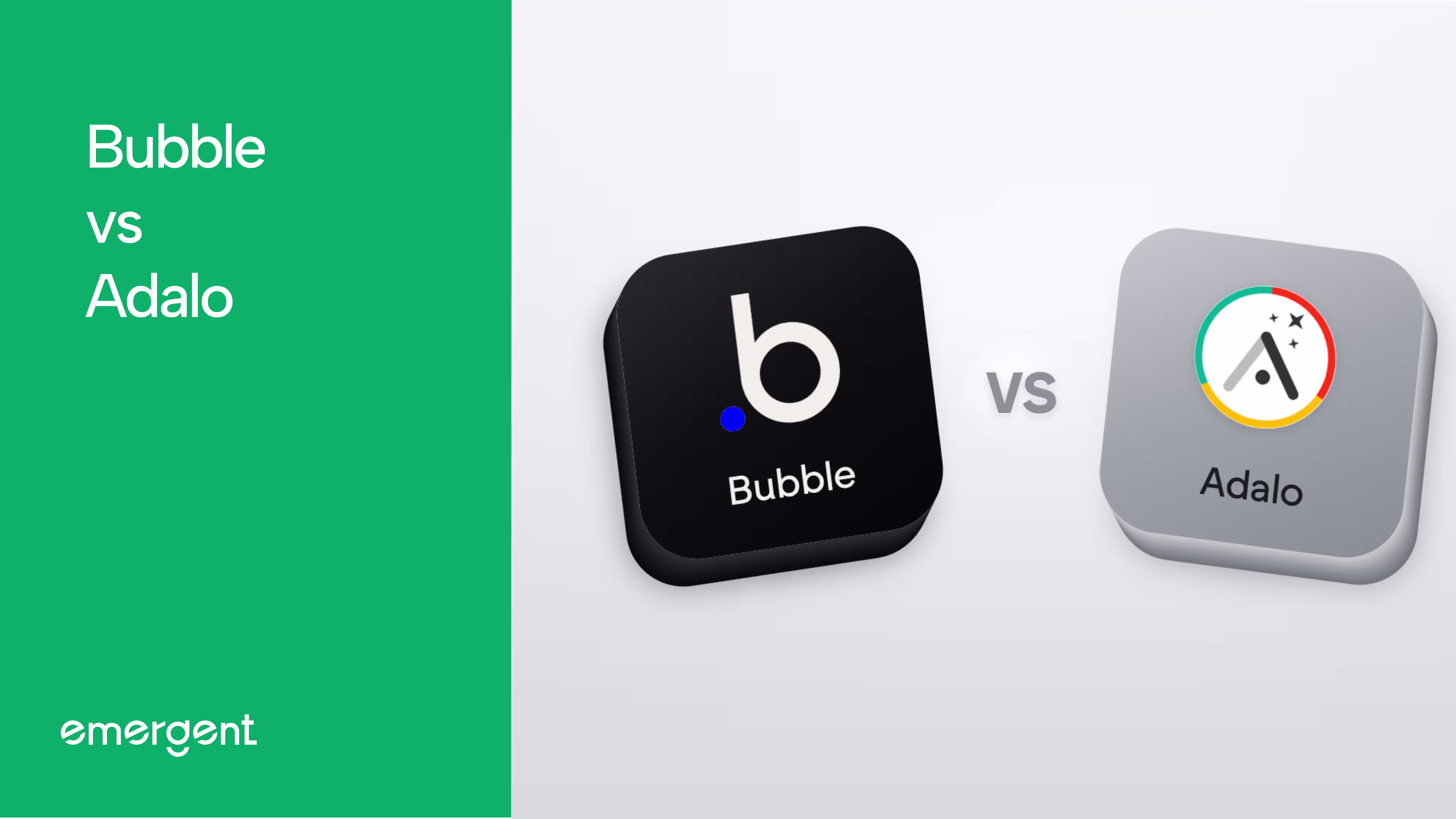 Bubble vs Adalo vs Emergent: Building Apps Without Code