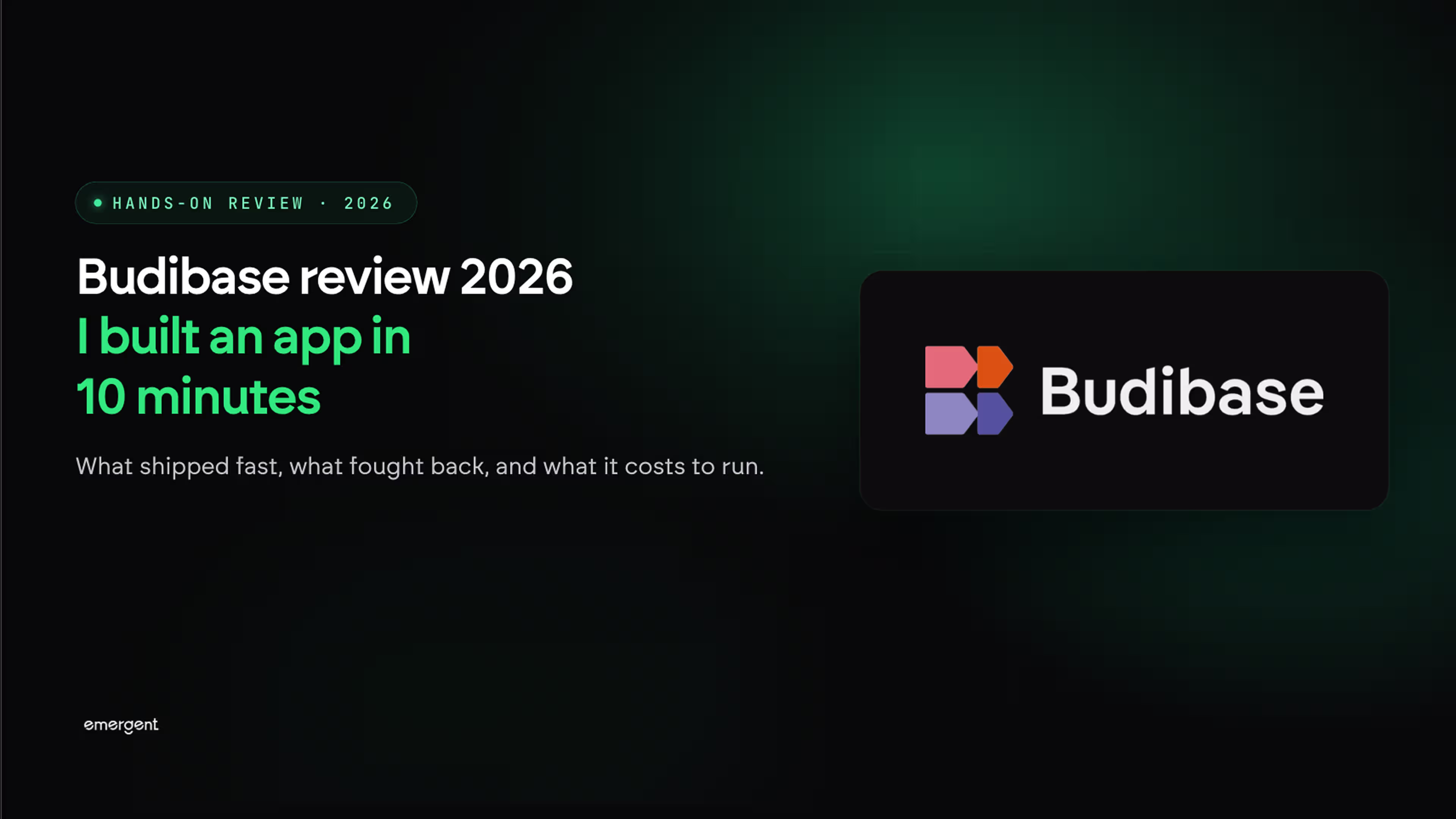 Budibase Review 2026: I Built an App in 10 Minutes