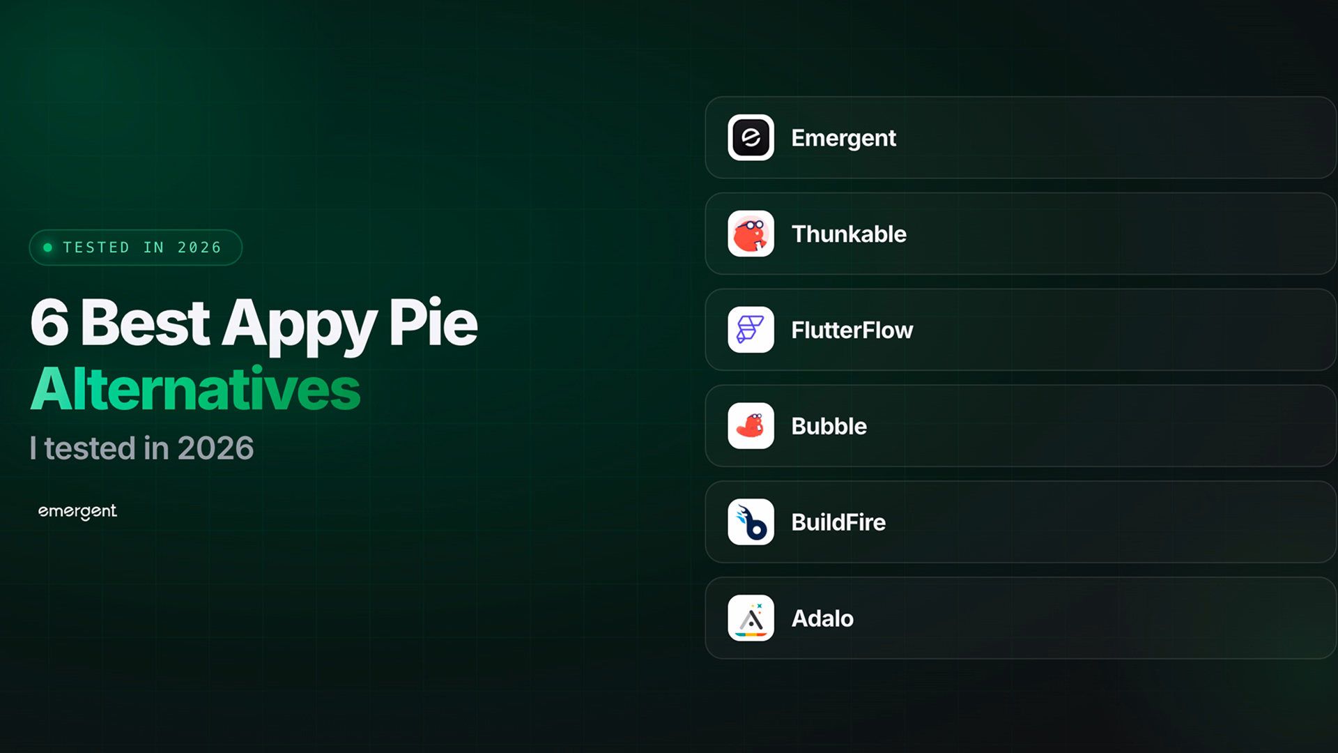 6 Best Appy Pie Alternatives I Tested in 2026
