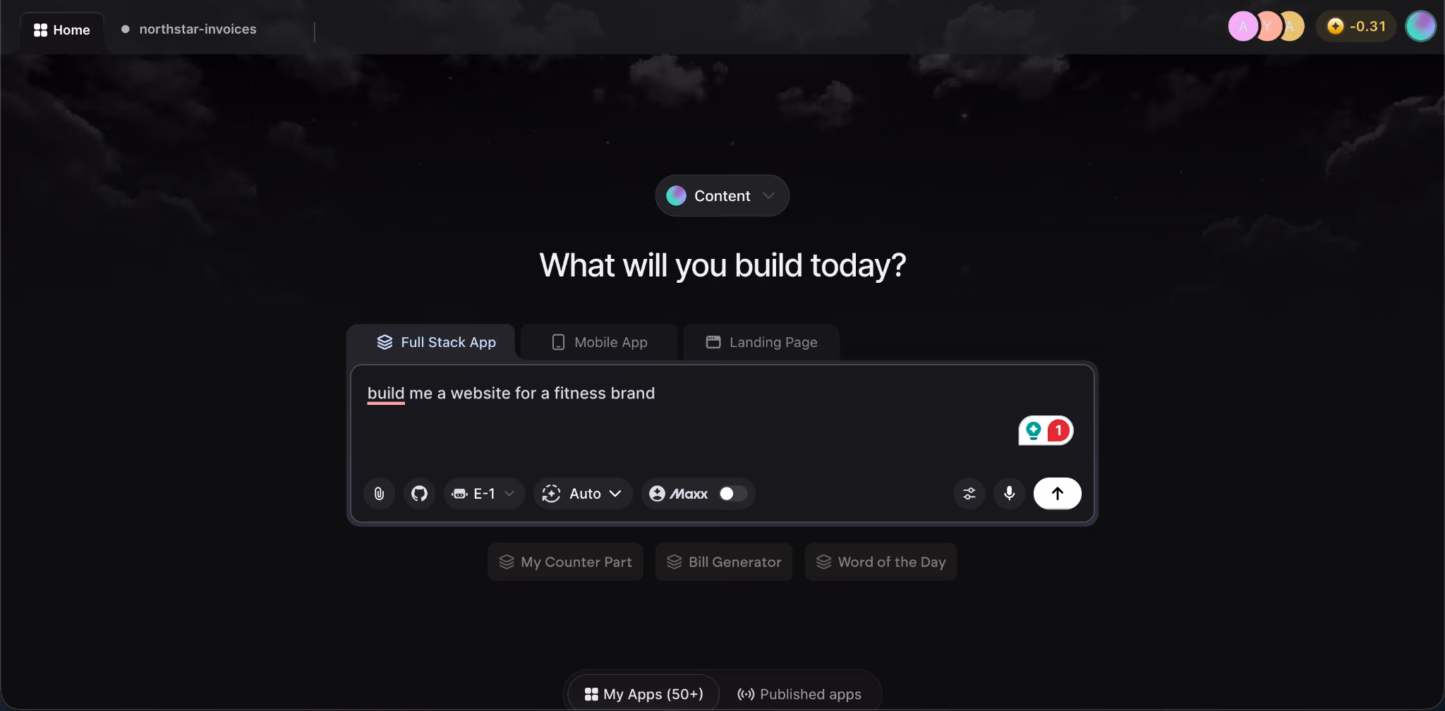 emergent best for custom dashboard apps