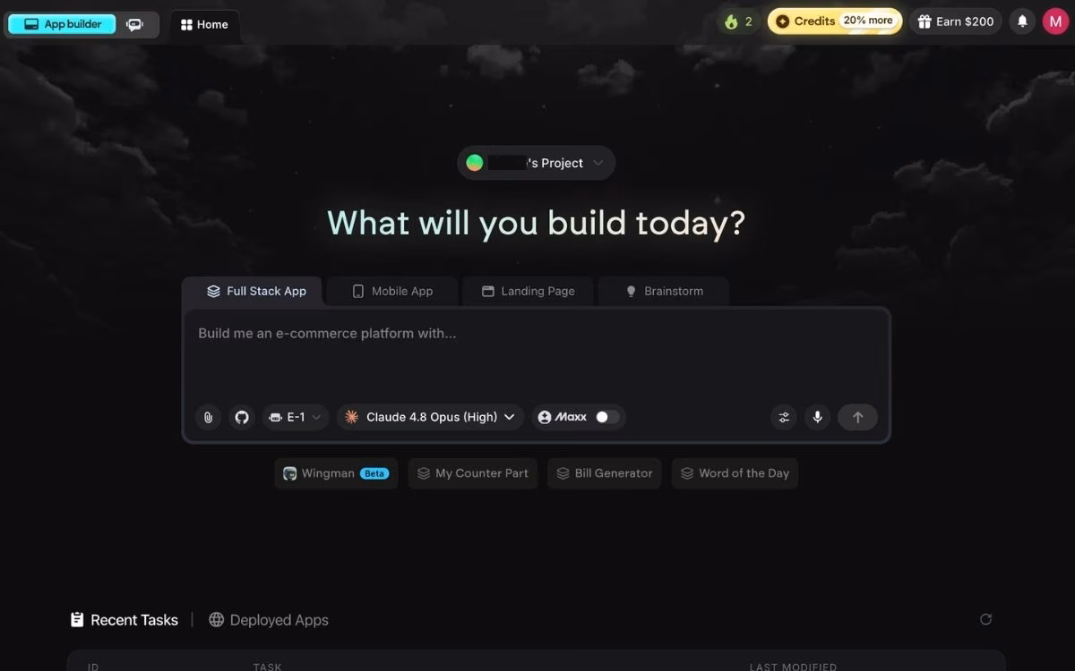 emergent best for building client facing apps that take payments