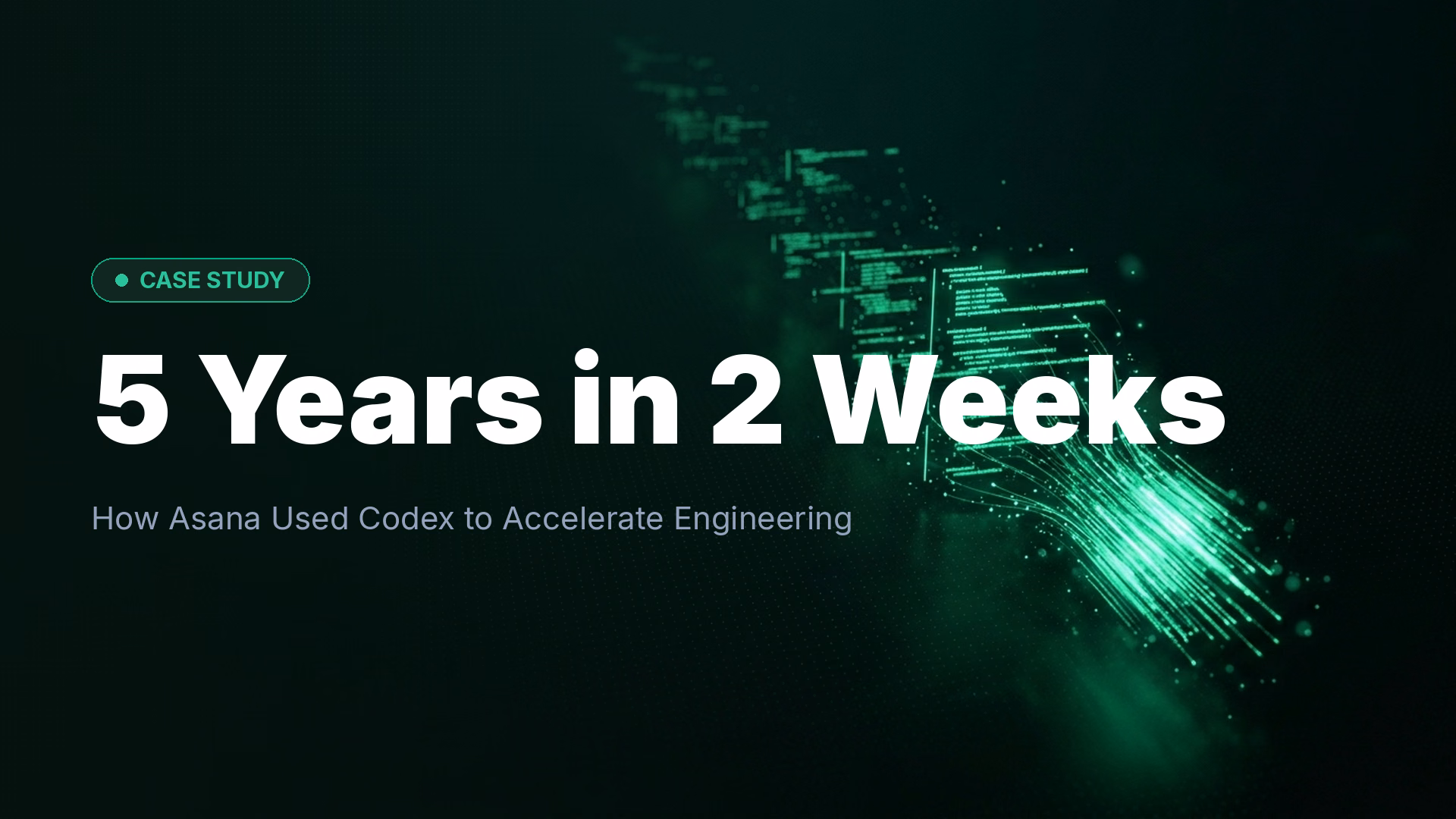 Asana Completes 5 Years of Work in 2 Weeks Using Codex