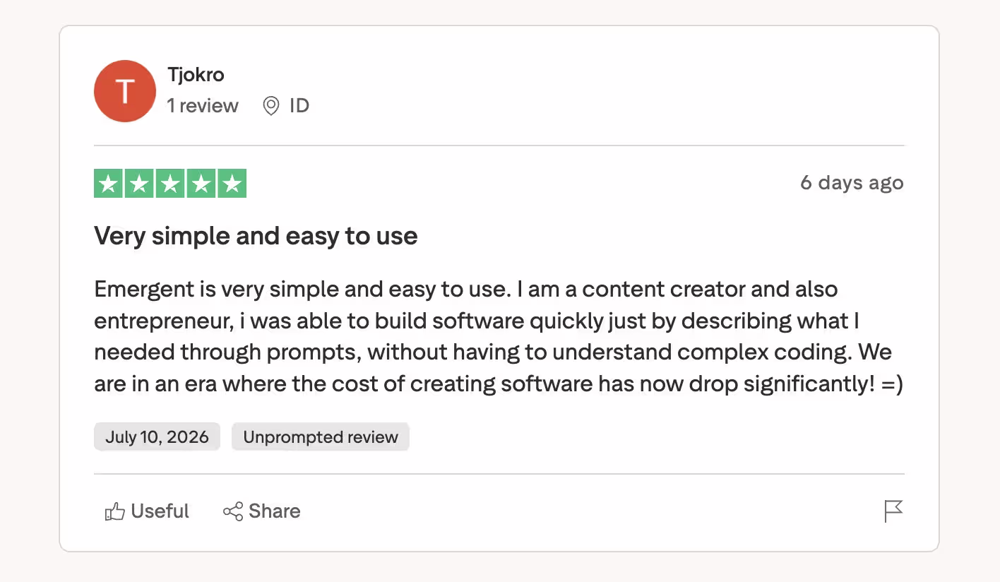 tjokro review on emergent