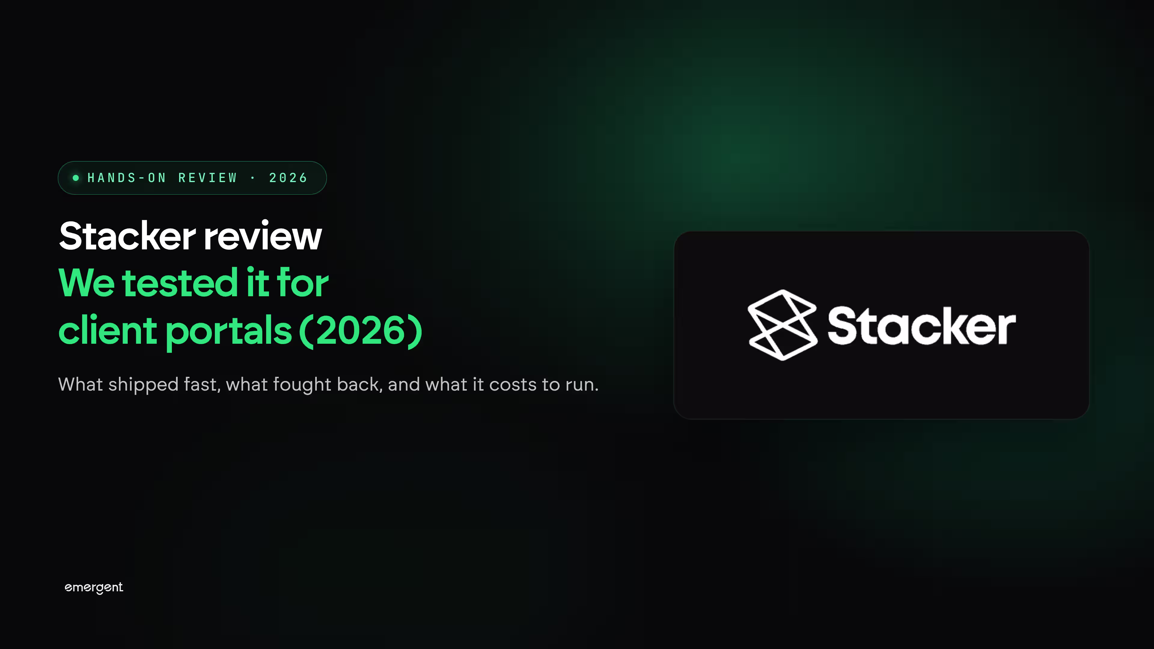 Stacker Review: We Tested It for Client Portals (2026)