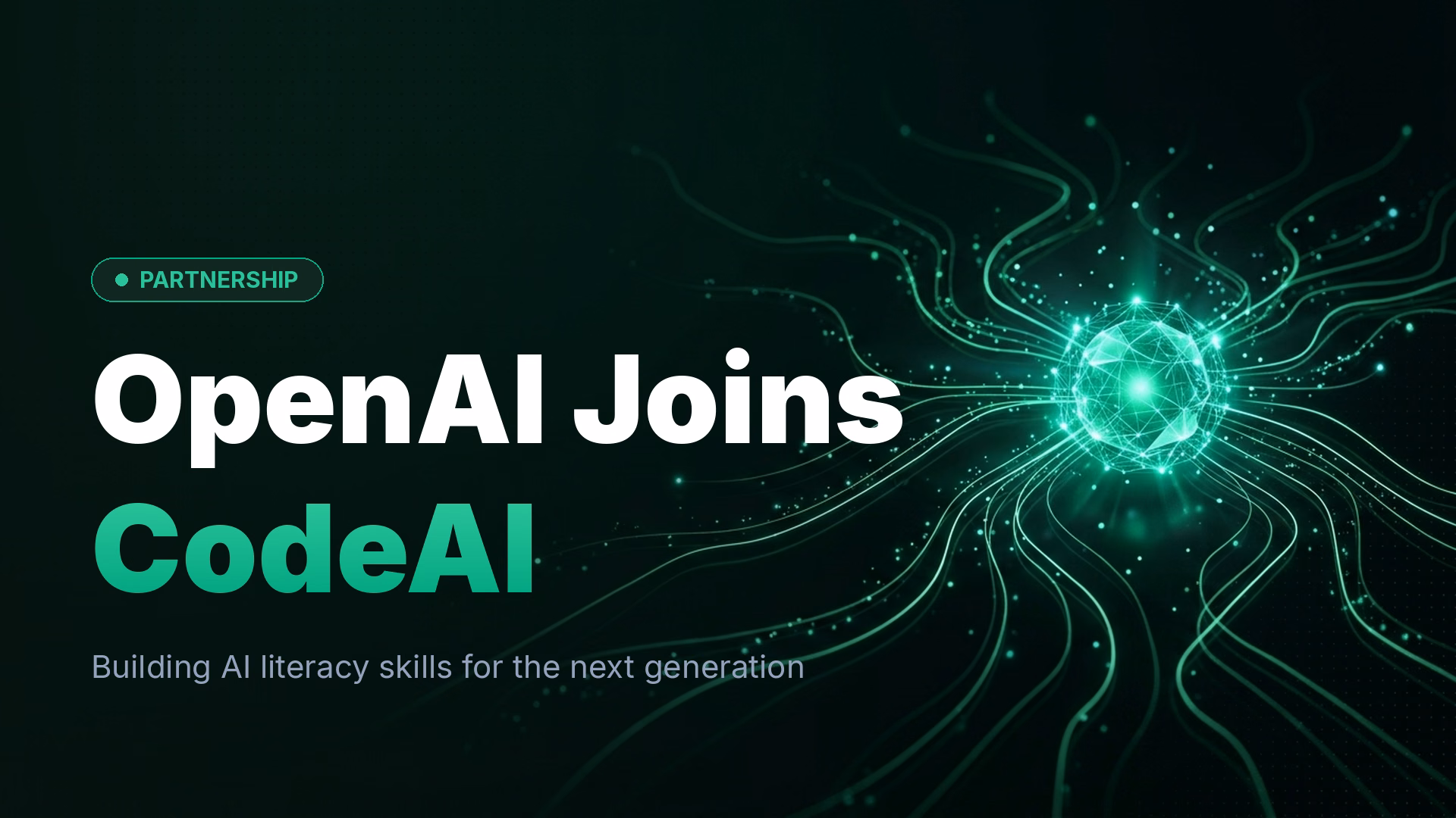 OpenAI Partners with CodeAI for Student AI Literacy