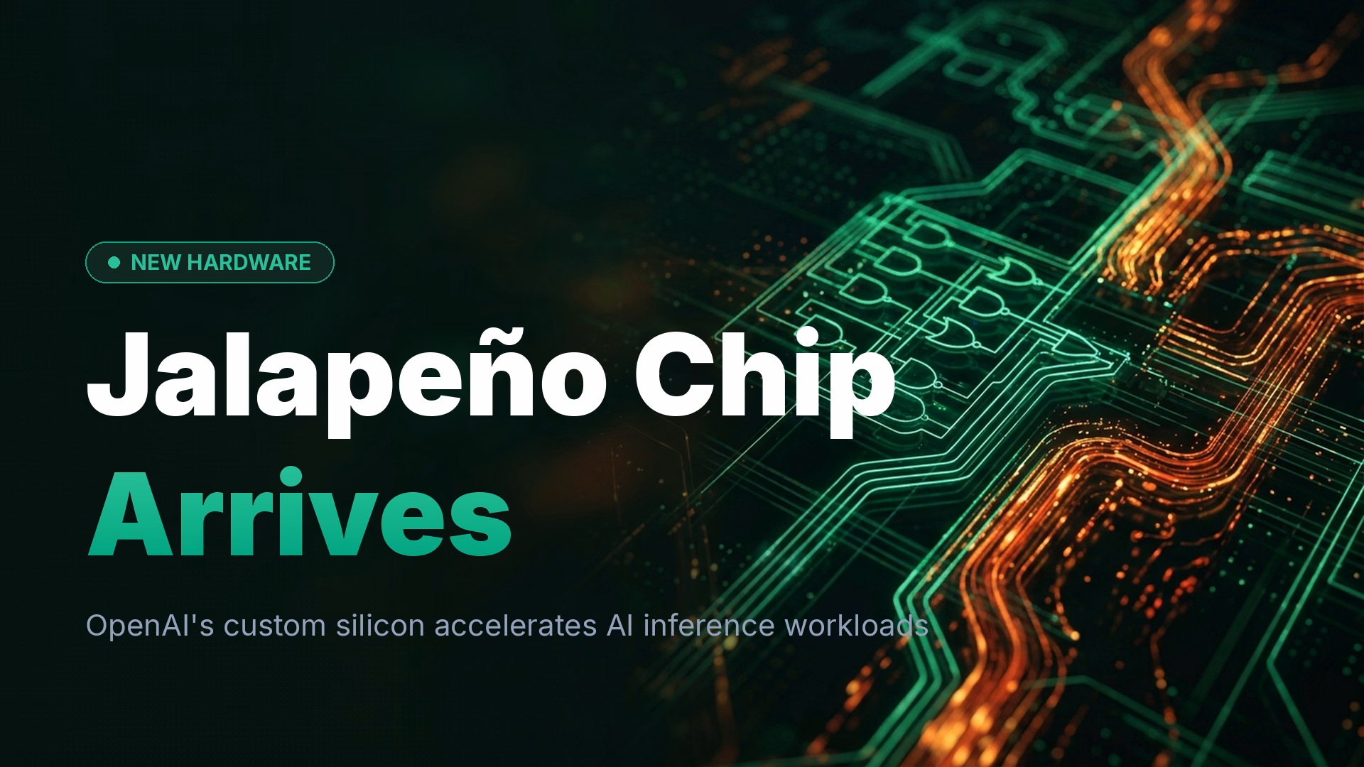 Jalapeño Chip: OpenAI's Custom AI Inference Accelerator