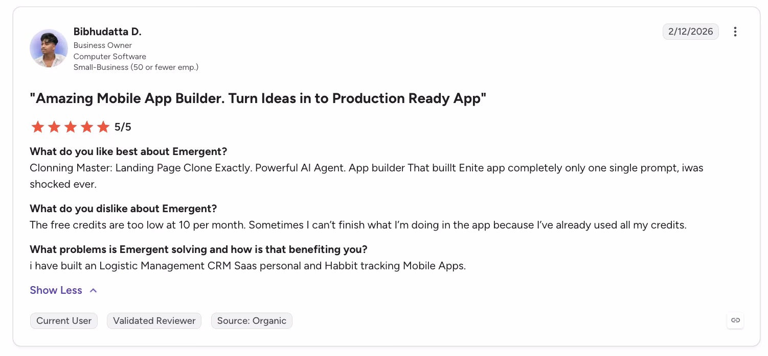 emergent review by bibhudatta