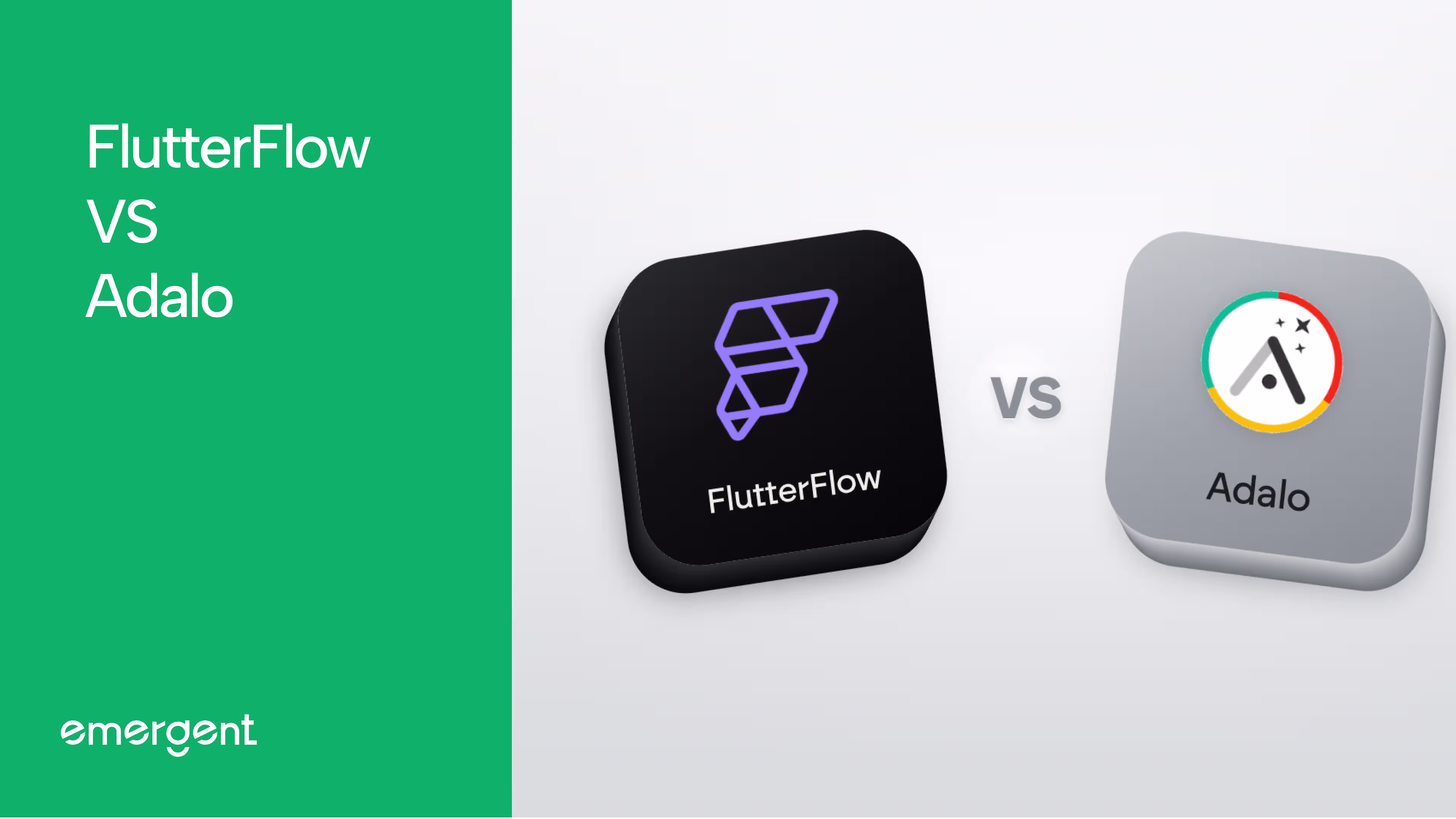 FlutterFlow vs Adalo vs Emergent: One Feature Decides (2026)