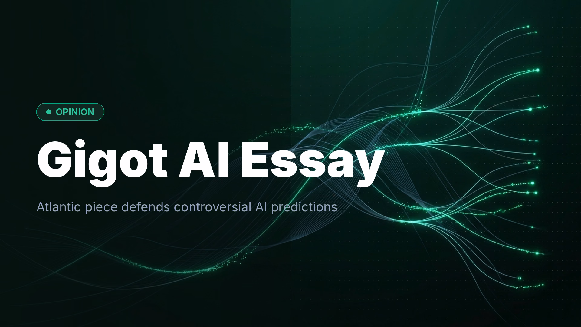 Paul Claude Gigot's New AI Essay Sparks Debate in Tech