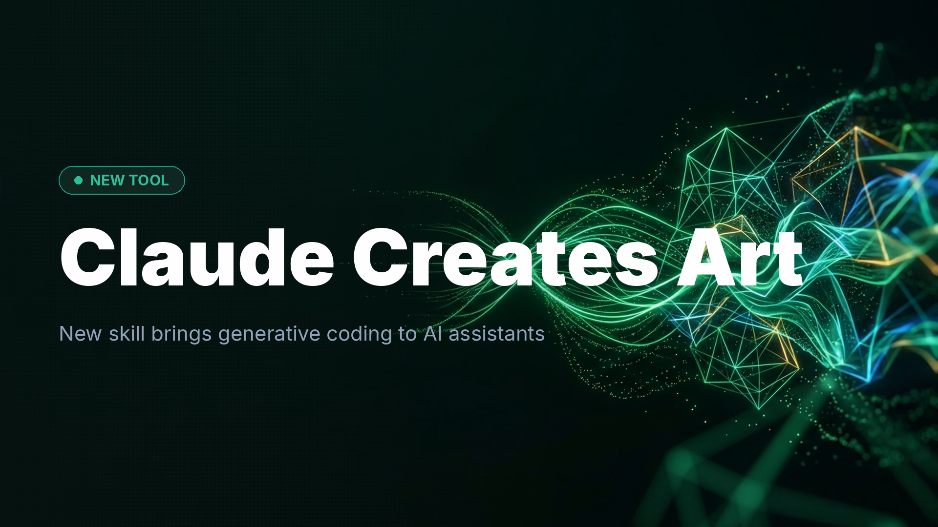 Genart-Skill Lets Claude Code Create Generative Art
