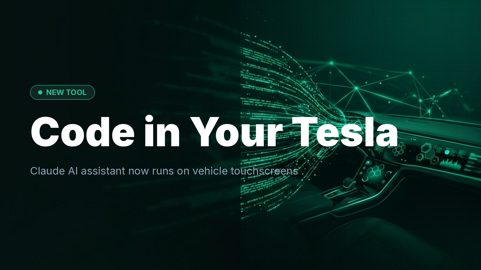 Teslacode.dev Brings Claude Code to Tesla Vehicle Screens