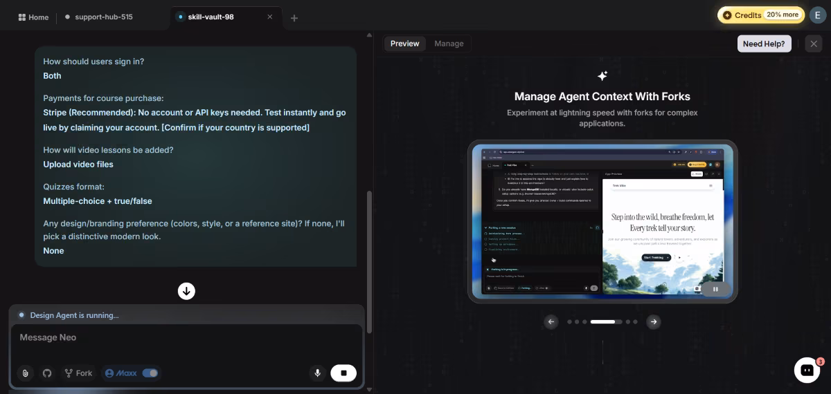 Prompt Your Platform's Core Structure