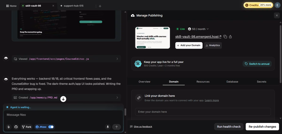 Deploy and Connect Your Domain