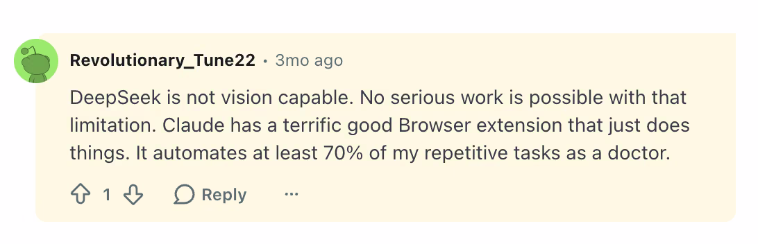 deepseek reddit review