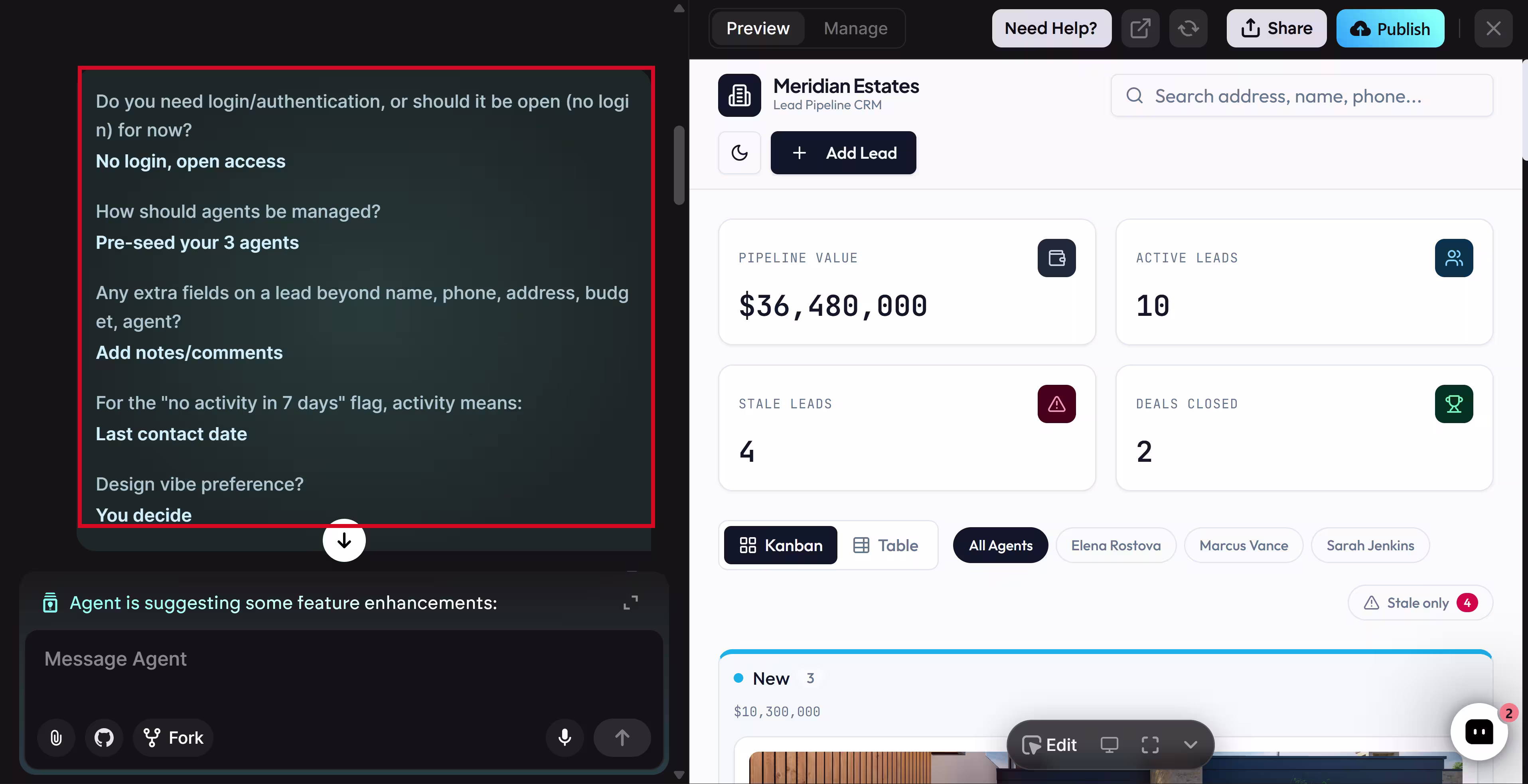 vibe coding prompts setup questions