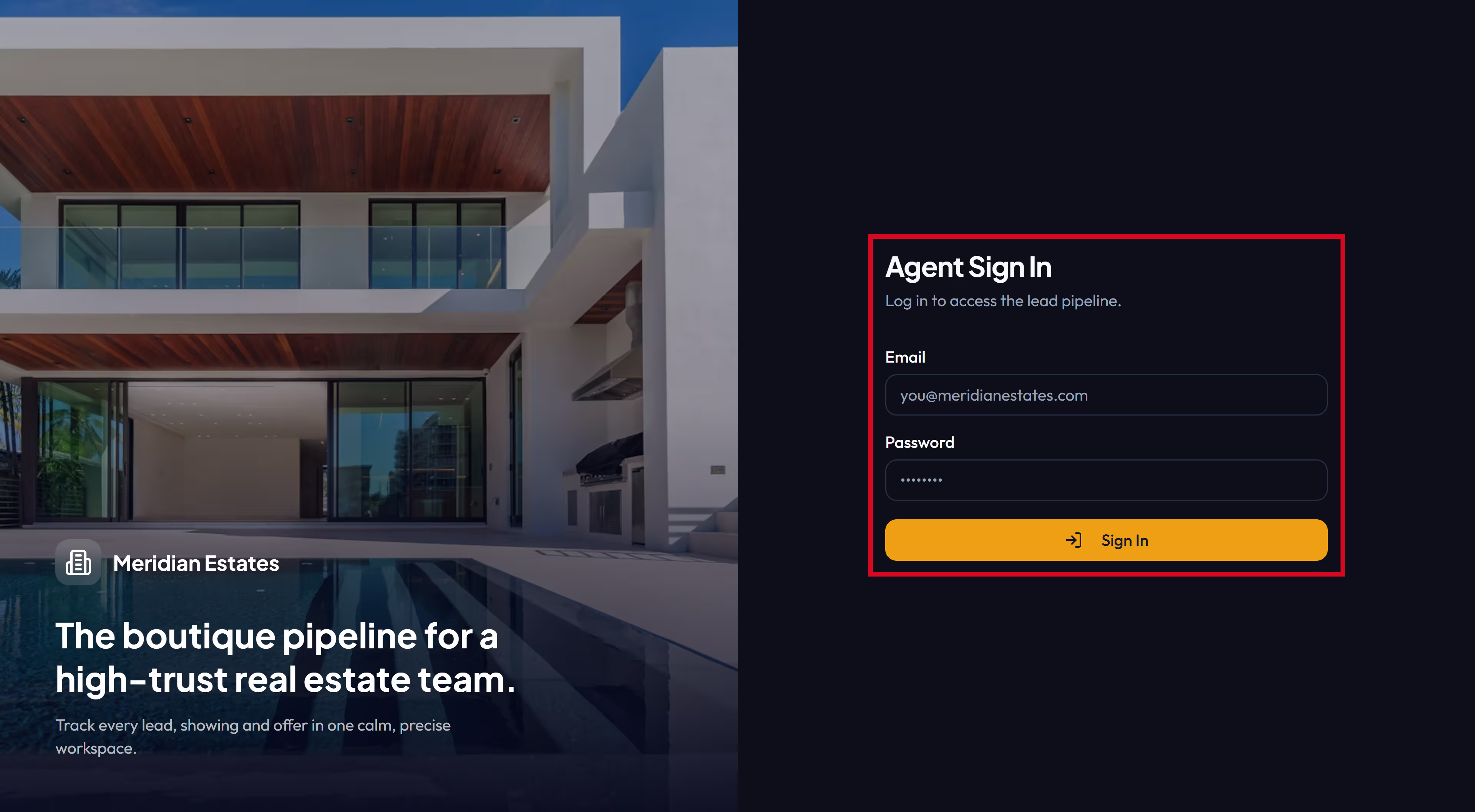vibe coding prompts login page
