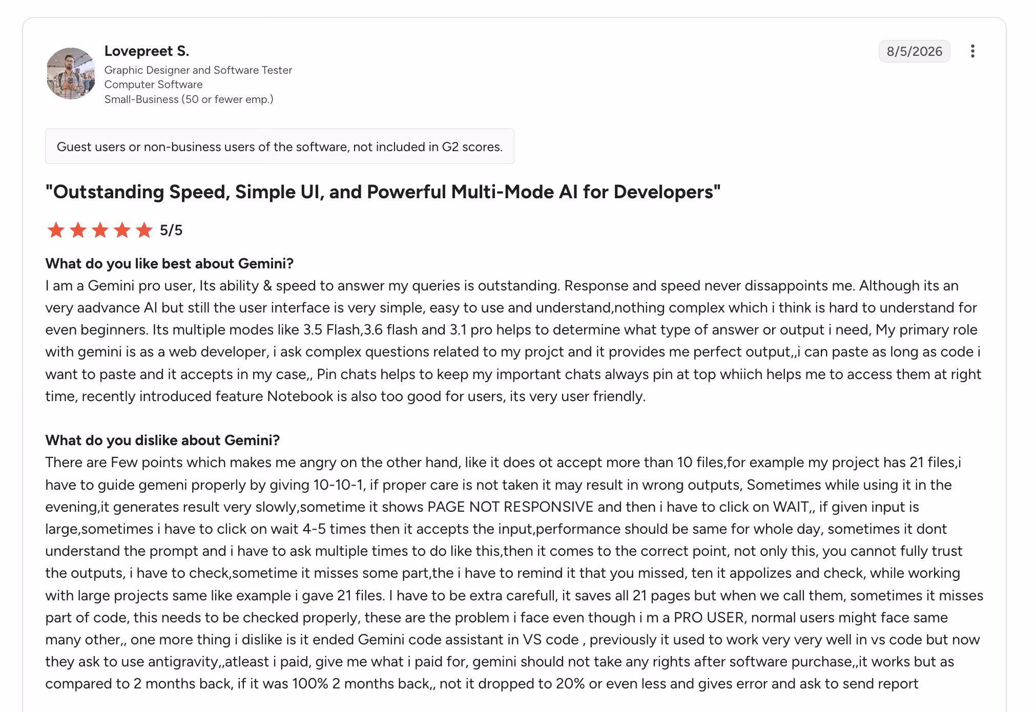 gemini g2 review