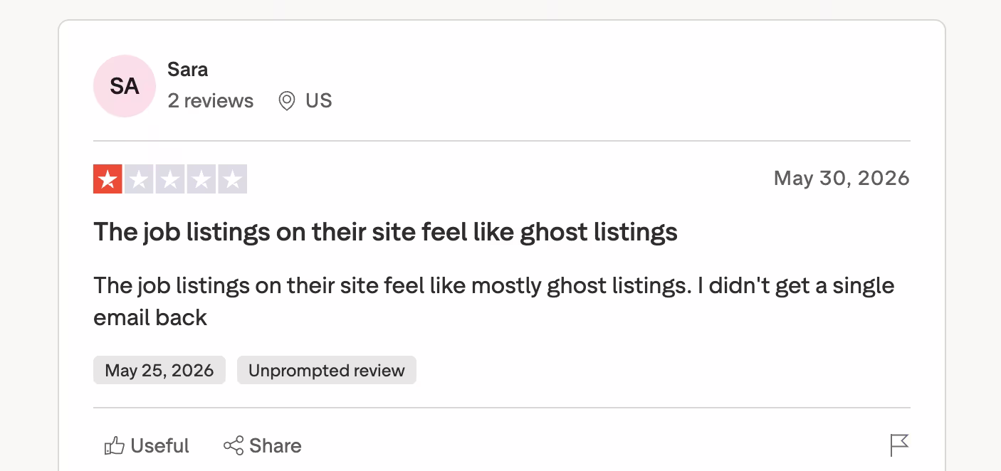teal trustpilot review