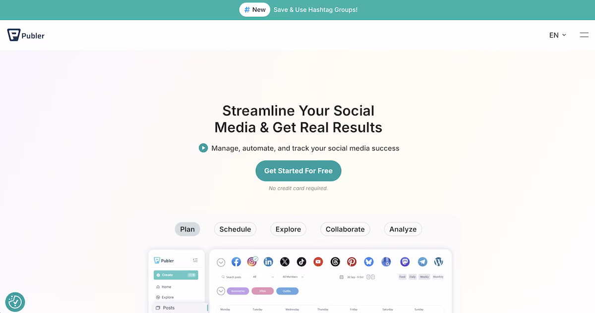 publer best for writing one post for two platforms