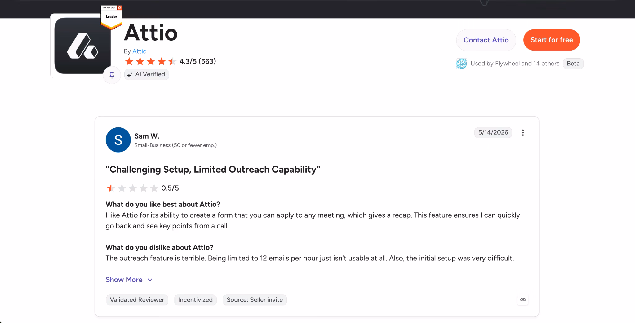 attio g2 review