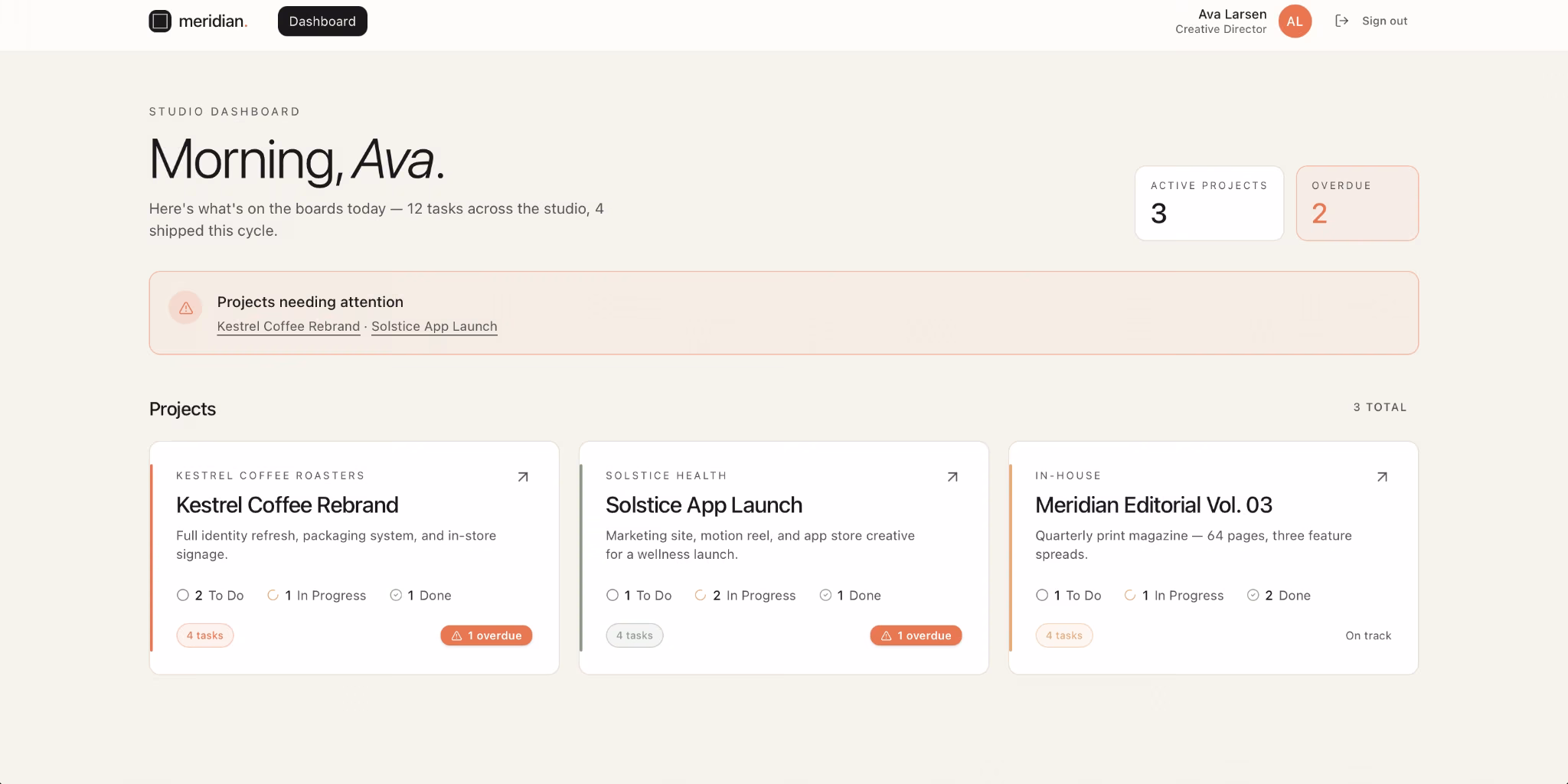 emergent landing page