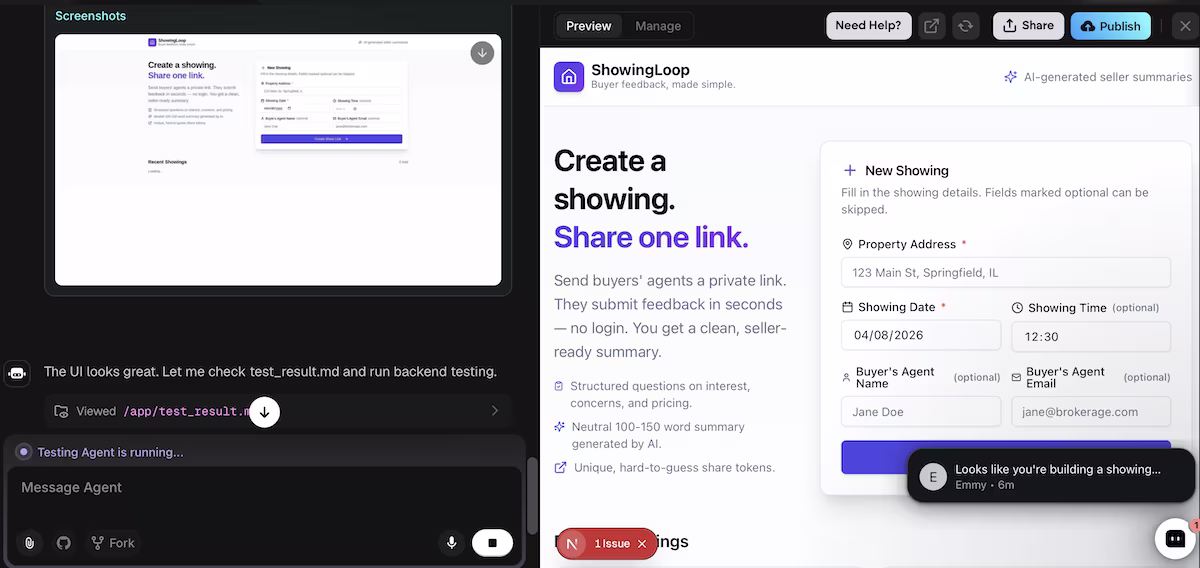 step 4 build the working app
