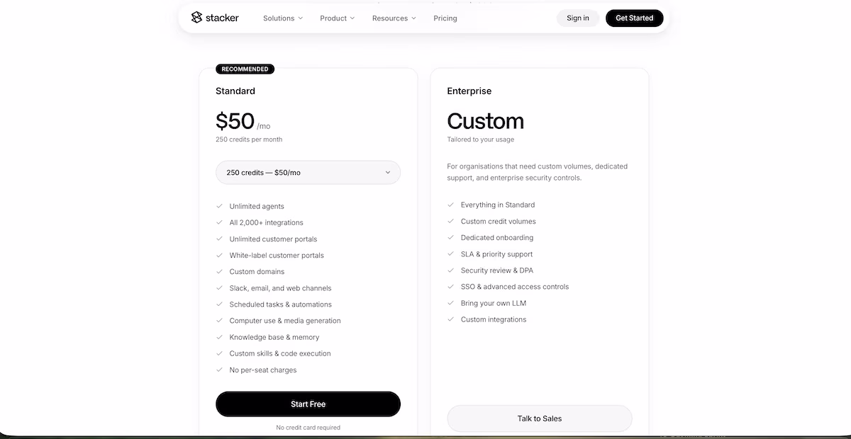 stacker pricing