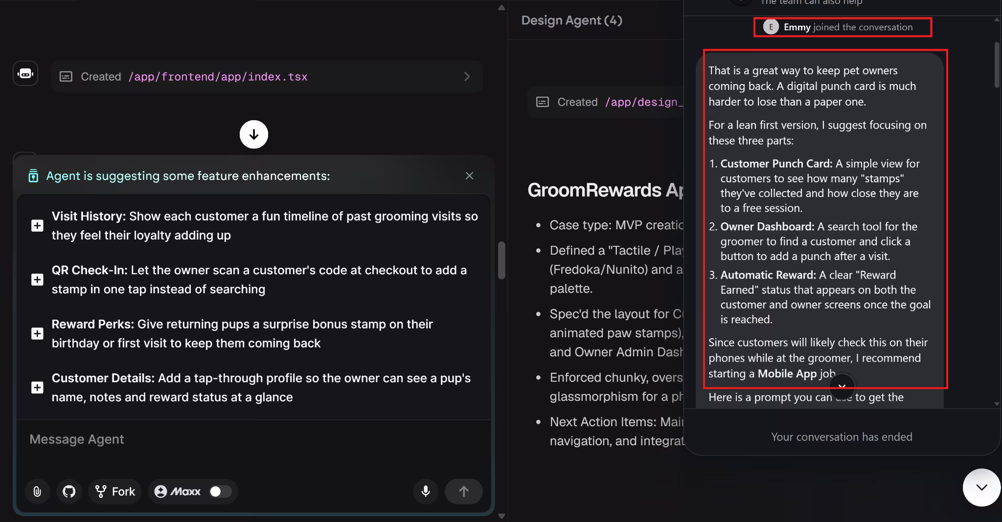 practices 1 and 3 how emergent bakes these vibe coding best practices in