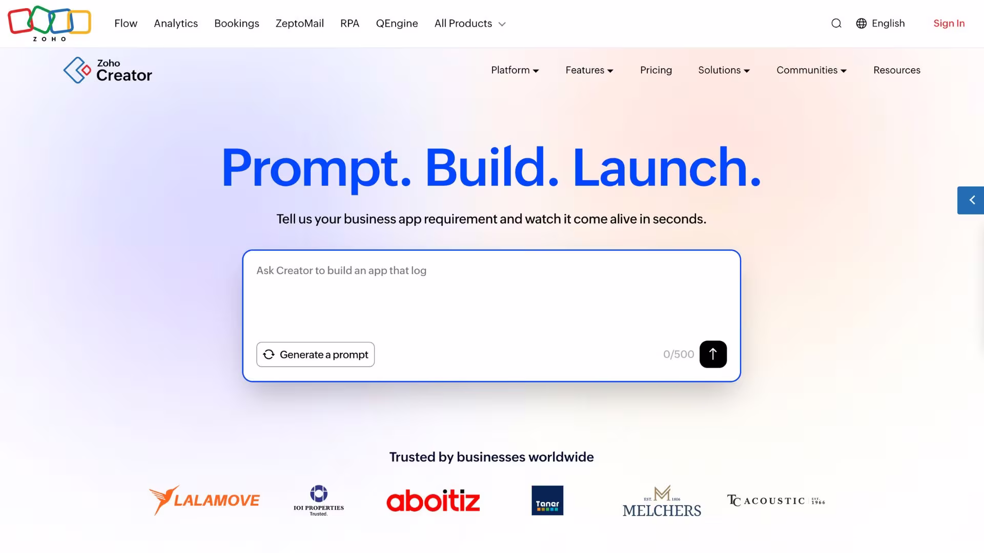zoho creator power apps alternative