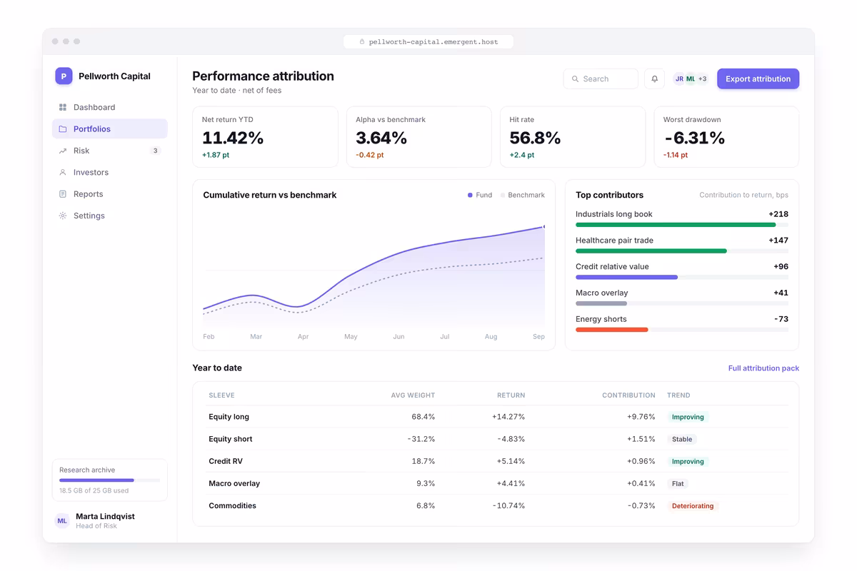 Performance Attribution