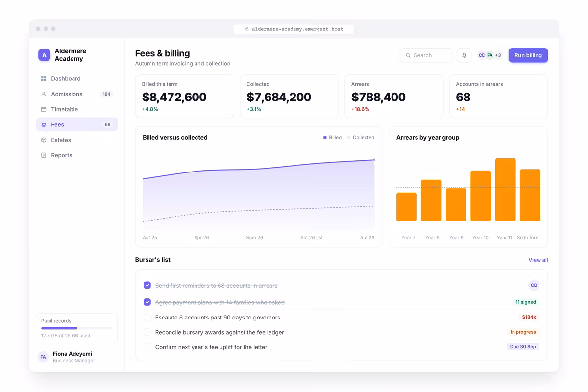 Fees and Billing