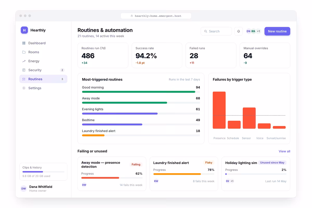Routine and Automation