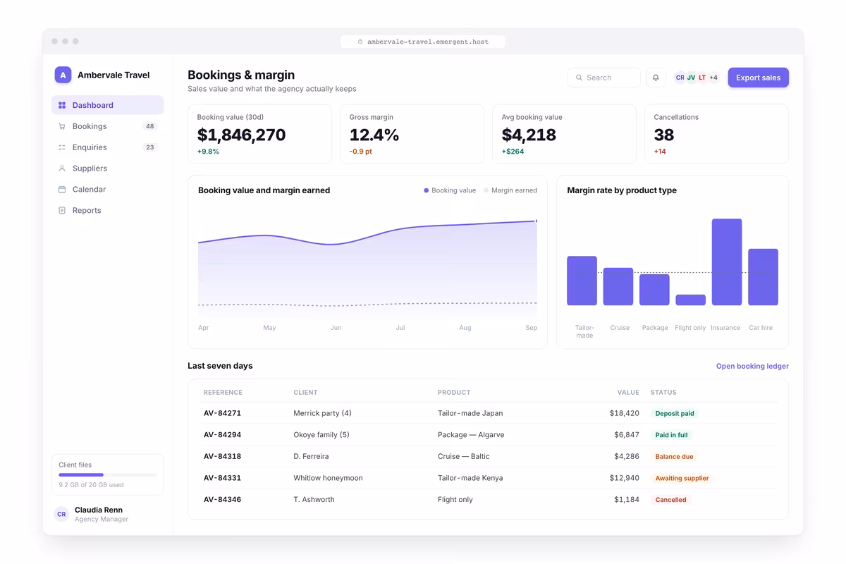 Booking and Margin