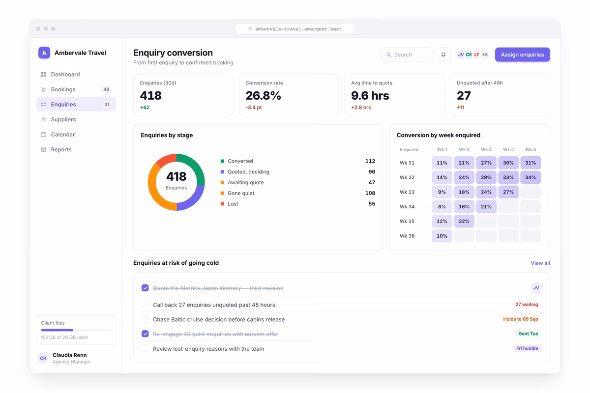 Enquiry Conversion