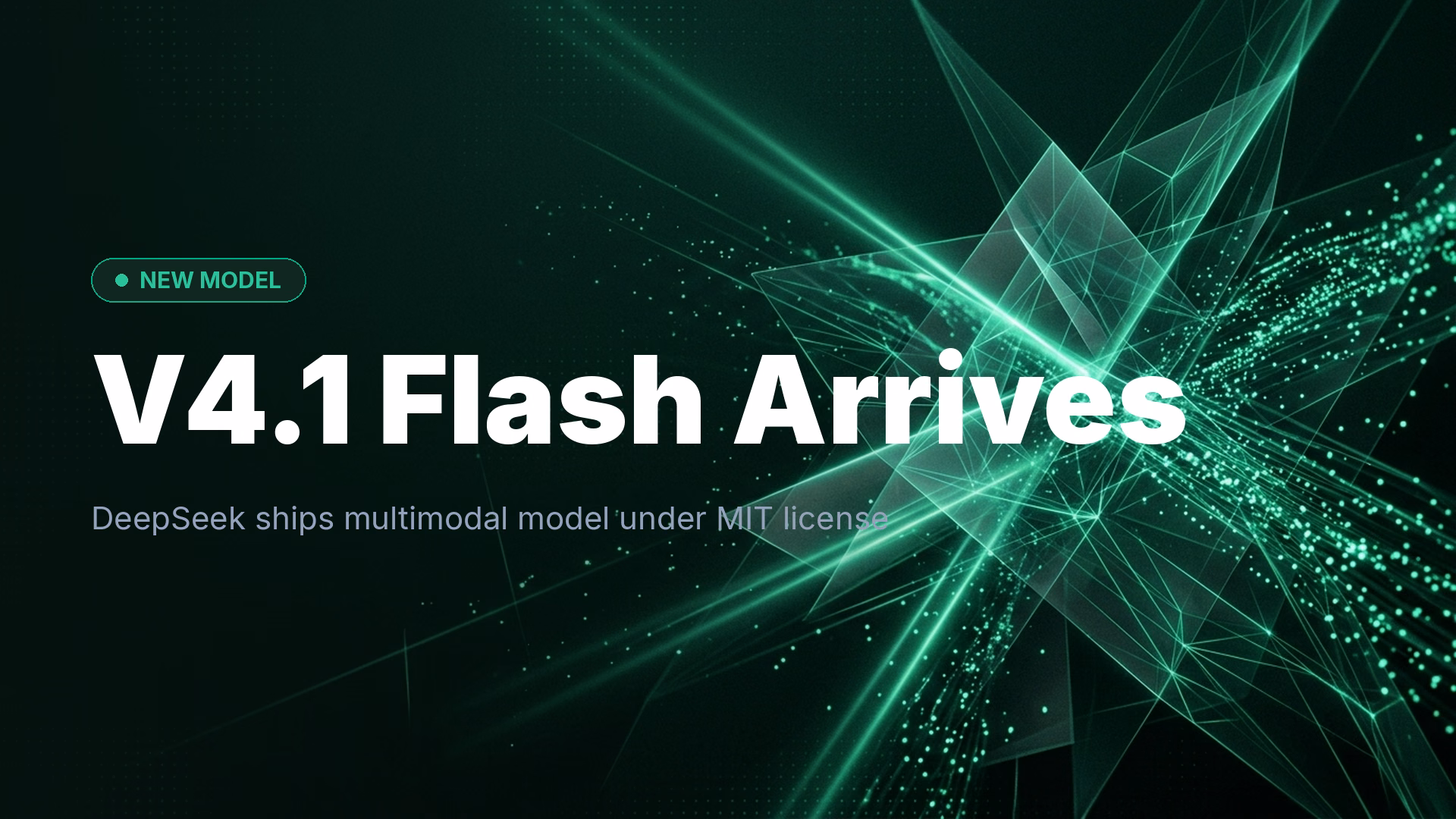 DeepSeek V4.1 Flash Launches With Multimodal Support