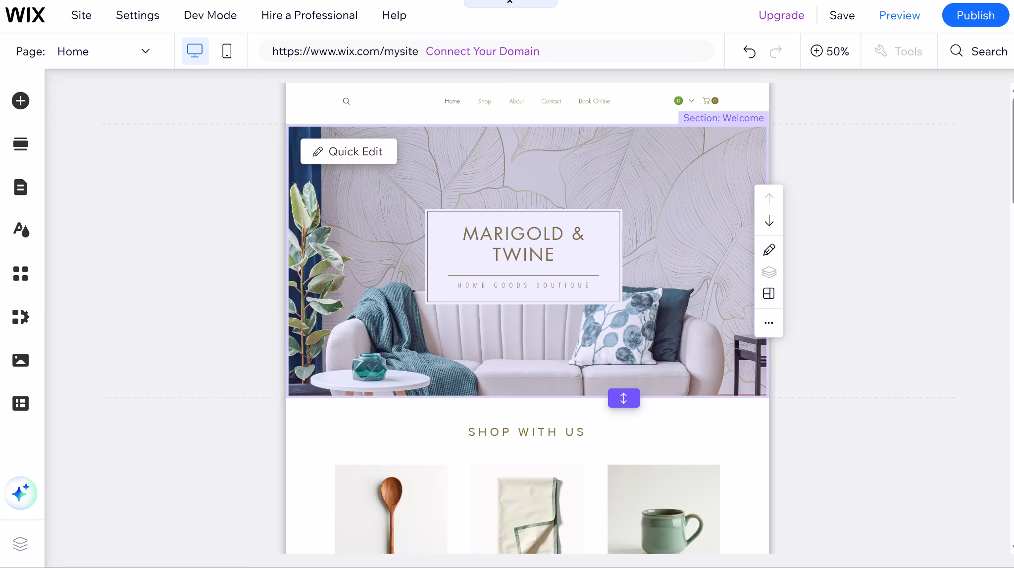 wix business website builder